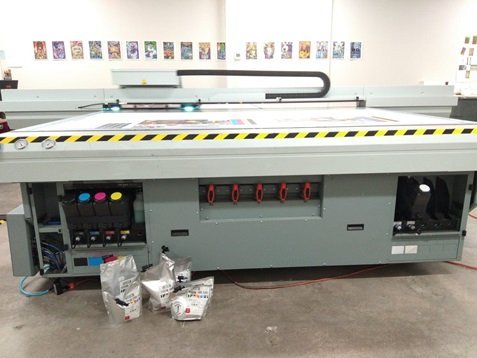Перевод OCE Arizona 1260xt на чернила LIPLA